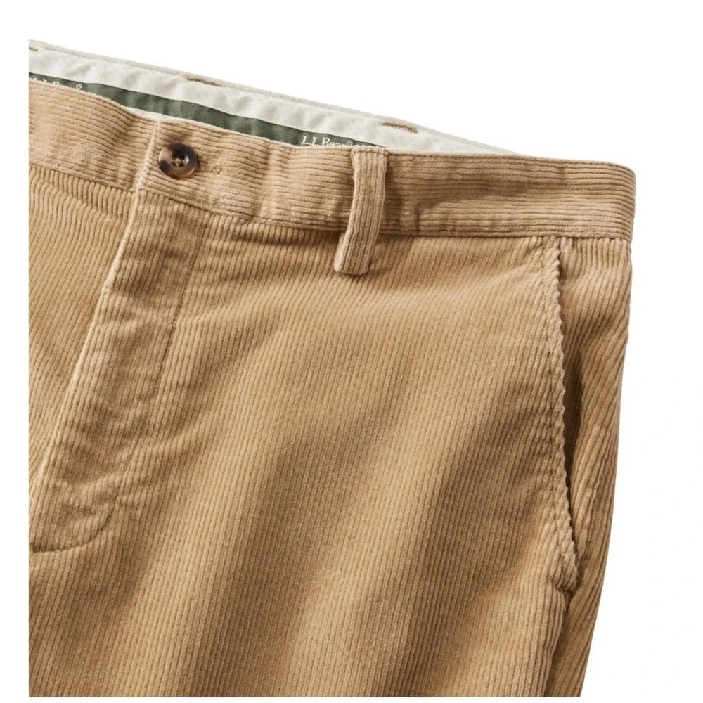 L.L. Bean Men's Stretch Country Corduroy Pants, Classic‎ Fit, Plain Front 36x34